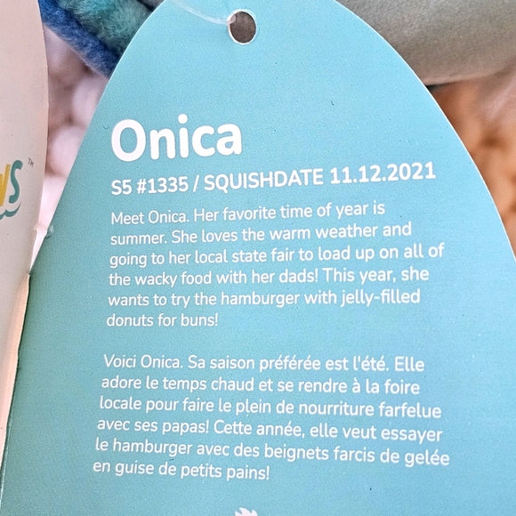 NEW Original Kellytoy Squishmallows 5" Onica The Turtle - Picture 3 of 8